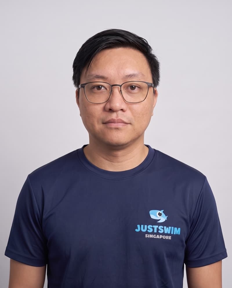 Jaden, JustSwim Singapore swimming coach
