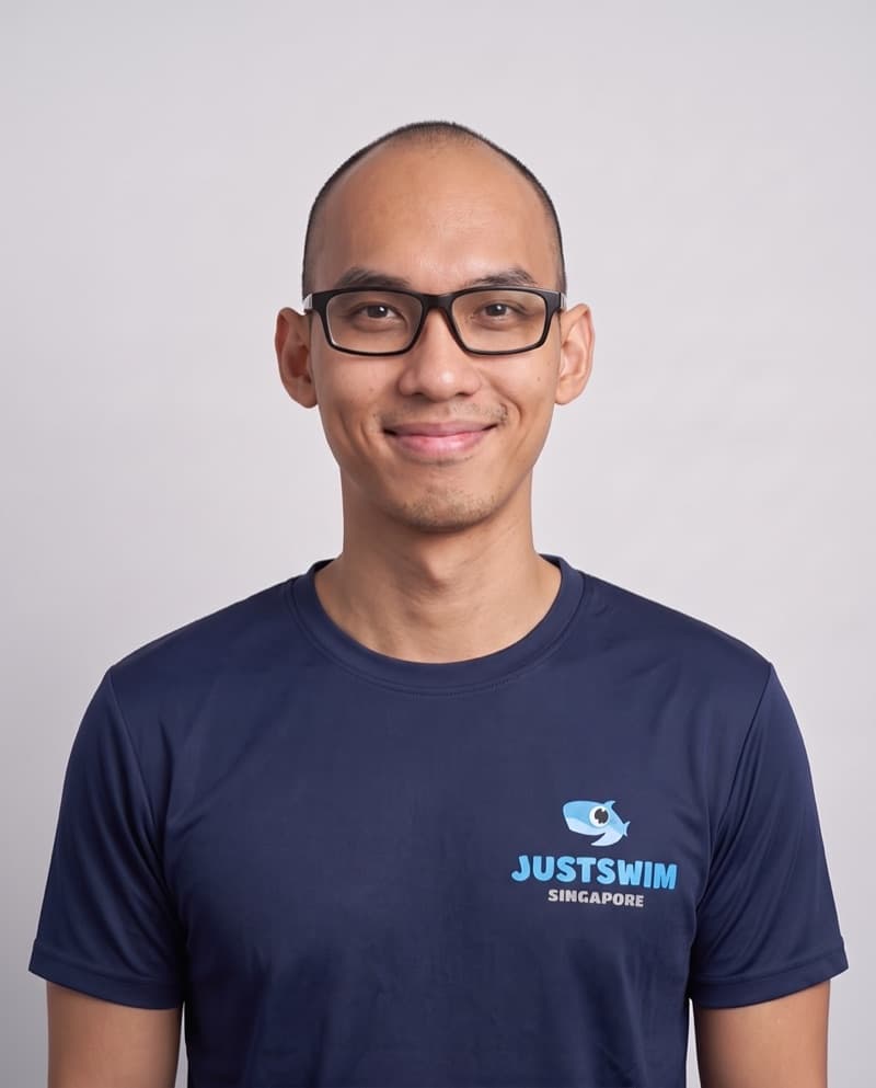 Jun De, JustSwim Singapore swimming coach