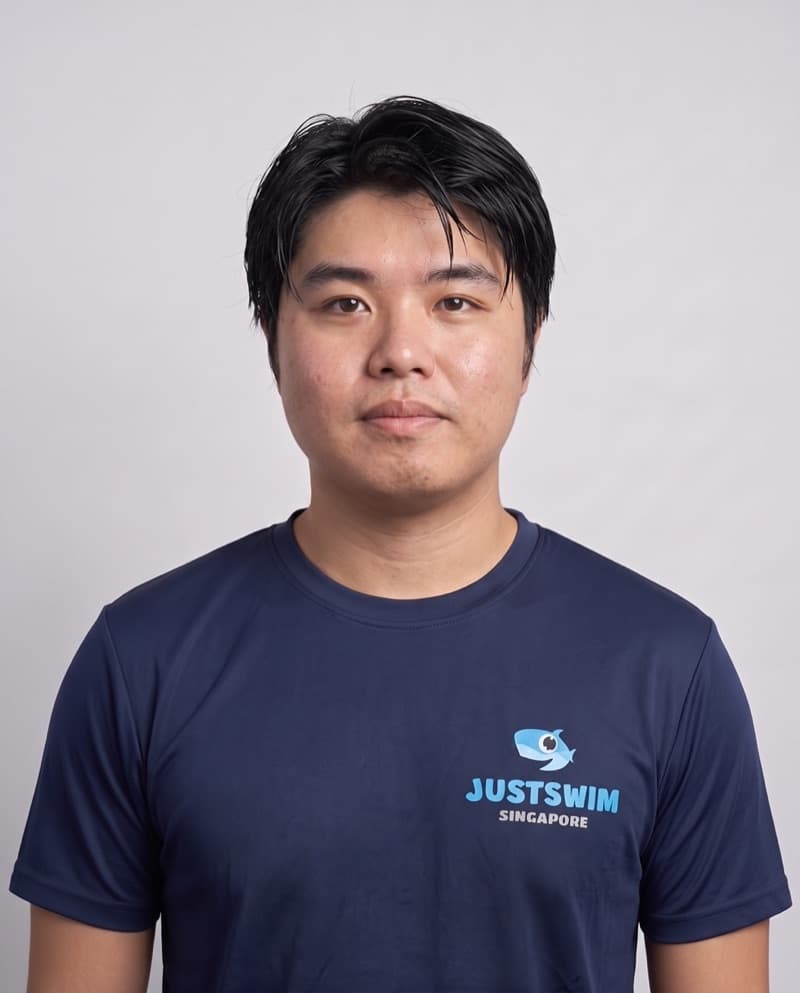 Junwei, JustSwim Singapore swimming coach