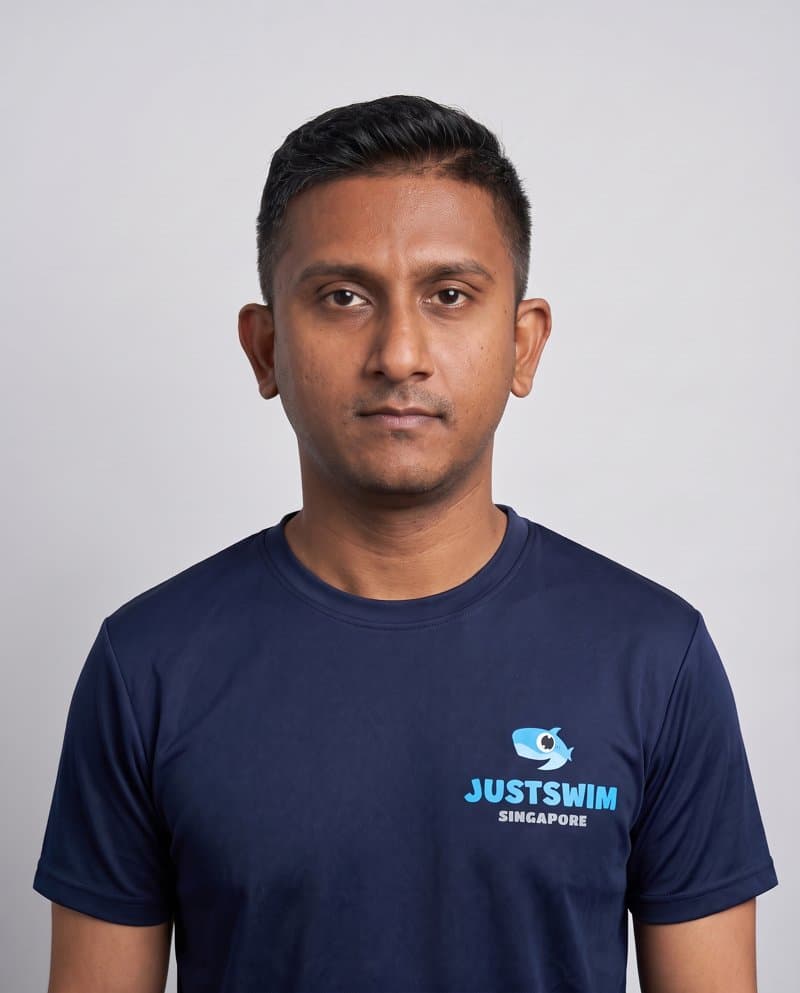 Murale, JustSwim Singapore swimming coach