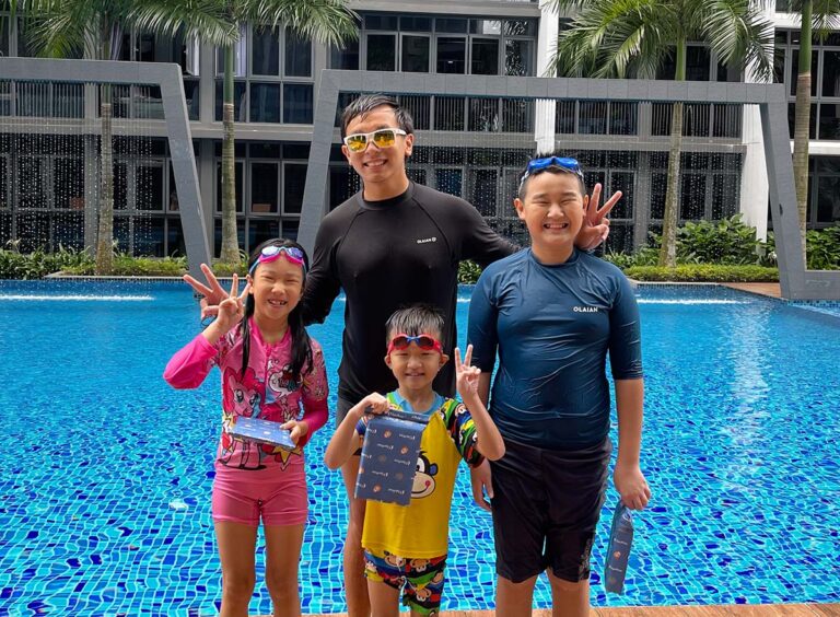 JustSwim 1-to-3 personalised swimming class