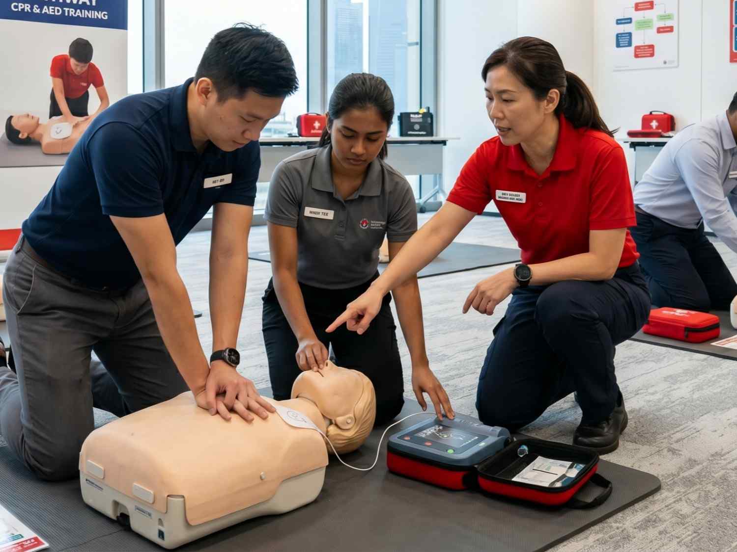 CPR, AED