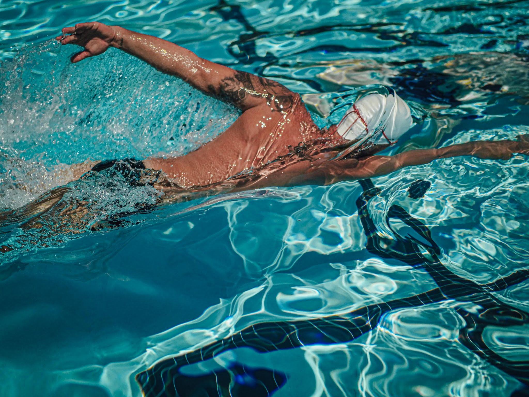 The arm stroke - catch, pull and recovery
